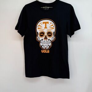 Tennessee Volunteers Sugar Skull T Shirt Black Small‎ Womens VFL